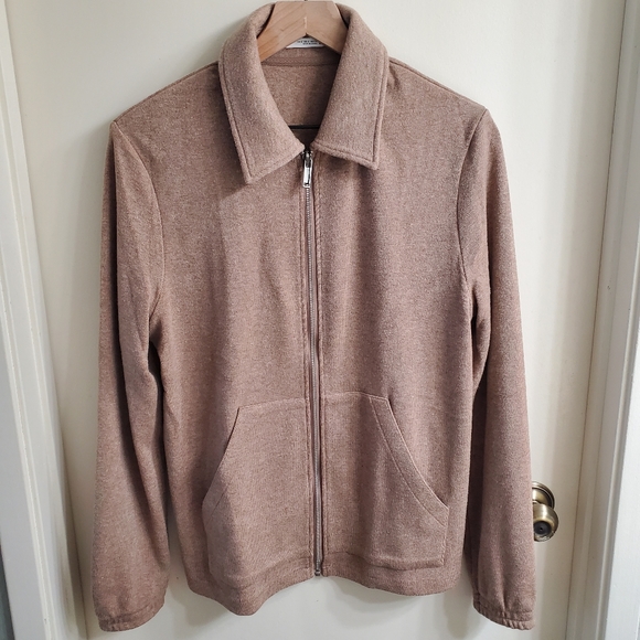Zara Knit Zippered Jacket (S) - Picture 1 of 5
